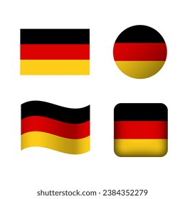 Vektor-Deutschland-Symbol-Set