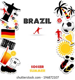 Vector - Germany Soccer Fan Symbols