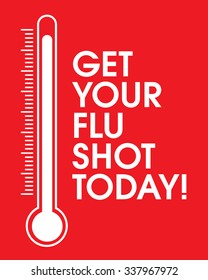 Vector 'Get Your Flu Shot' Poster