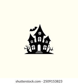 Casa de la tumba del fantasma del Vector para Halloween