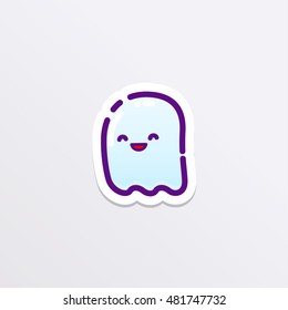 Vector ghost icon