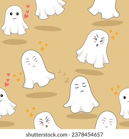 vector ghost illustration without connecting eps 10
