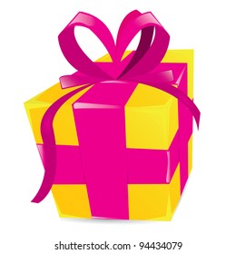 vector gift box.
