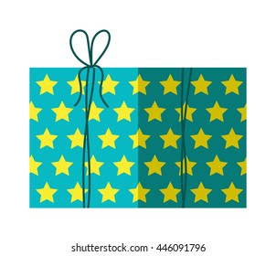 Vector gift box cardboard empty container packaging