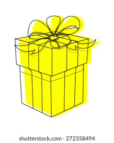 Vector Gift Box Clipart