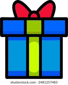 vector of gift box, icon