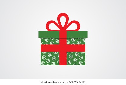 Vector gift box icon 