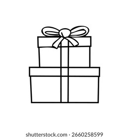 Vektorgrafik-Geschenkbox, Symbolgrafik, Geschenkbox 