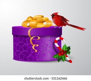Vector gift box illustration