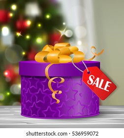 Vector gift box illustration