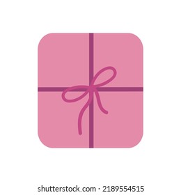 ilustración aislada de caja de regalo vectorial