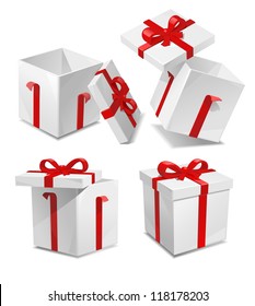 vector gift box set