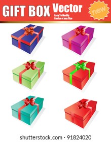 Vector Gift box Set