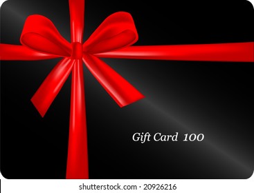 Vector of gift card (as present)