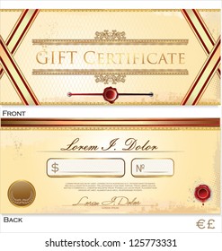 Vector Gift Certificate