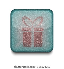 Vector gift icon. Eps10. Easy to edit