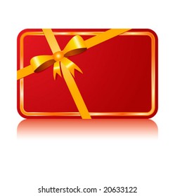 Vector gift tag