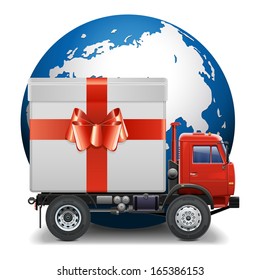 Vector Gifts Delivery Concept
