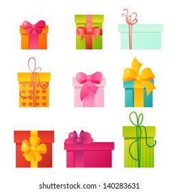 Vector gifts set