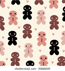 vector gingerbread background design