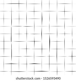 Vector gingham black white seamless pattern