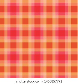 vector Gingham check pattern design illustration for fabric printing
