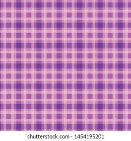 vector Gingham check pattern design illustration for fabric printing