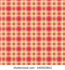 vector Gingham check pattern design illustration for fabric printing