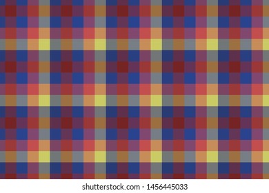 Vector Gingham check pattern design illustration for Fabric printing