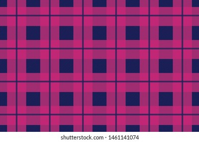 Vector Gingham check pattern design illustration for fabric printing