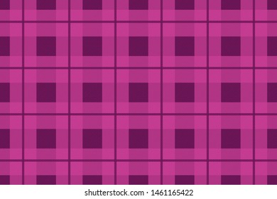 Vector Gingham check pattern design illustration for fabric printing