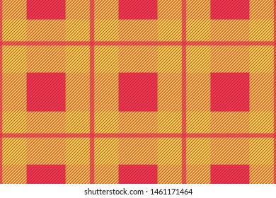 Vector Gingham check pattern design illustration for fabric printing