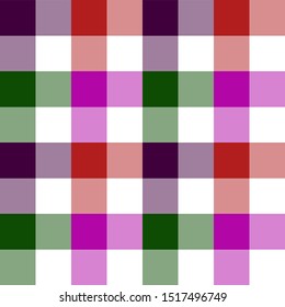 vector Gingham check pattern design illustration for printing on paper, wallpaper, covers, textiles, fabrics, for decoration, decoupage, and other.