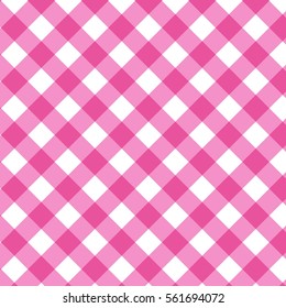 Vector gingham seamless pattern in red