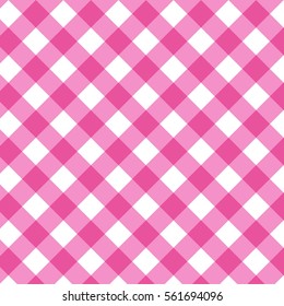 Vector gingham seamless pattern in red