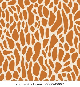 Vector giraffe animal print pattern
