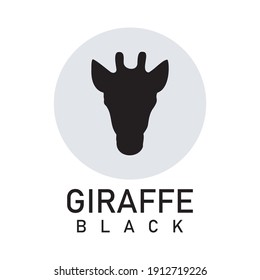 vector of giraffe head in various colors