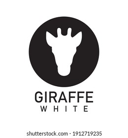 vector of giraffe head in various colors