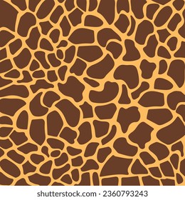 vector giraffe skin design background pattern