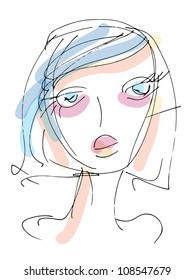 vector girl