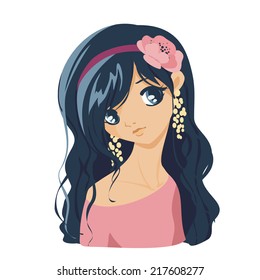 vector girl