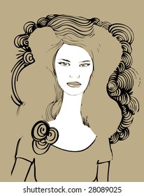 vector girl