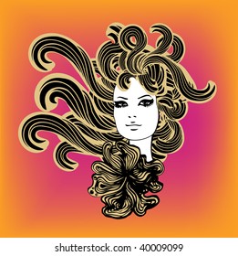 vector girl
