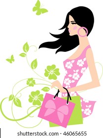 Vector girl