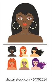 Vector girl