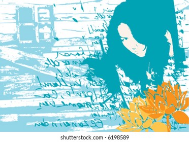 vector girl