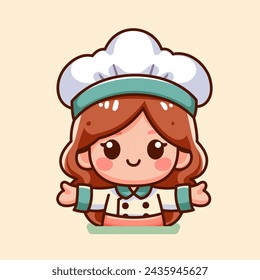 Vector Chef Kawaii Dibujos Animados