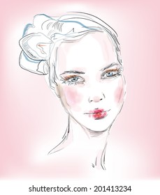 Vector Girl Illustration