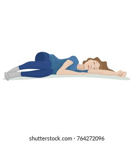 People Lying On The Floor Images Stock Photos Vectors