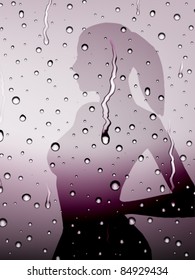 Vector Girl Silhouette